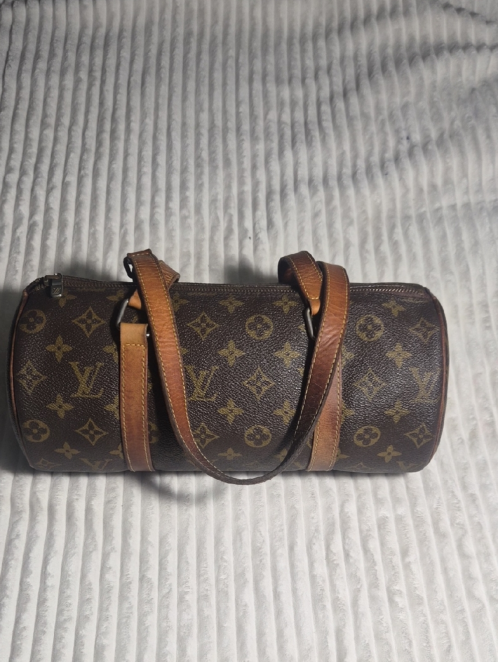 Louis Vuitton Brown Monogram Barrel Shoulder Bag
